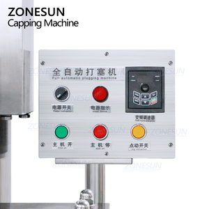 ZONESUN ZS-DSJ2 haute vitesse en bois naturel liège Gin rhum liqueur verre bouteille de vin bouchage liège pressage Machine - Product Image 2