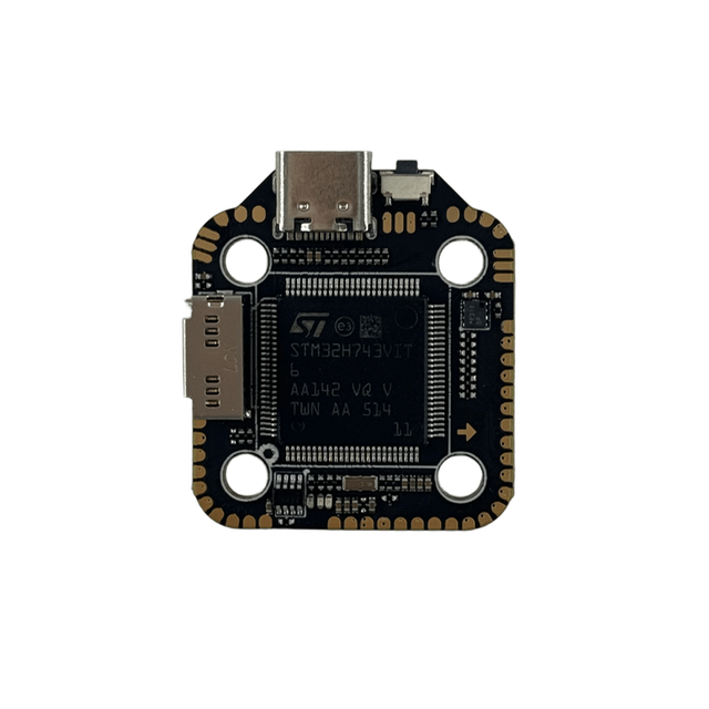 H743 Mini Flight Controller STM32H743VIT6 480MHz Cortex M7 25x25mm Dual IMU Support PX4 IP67 for Industrial FPV Drones