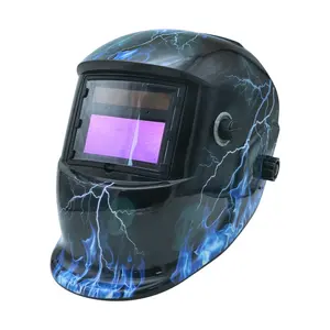 Daierta capacete de solda a laser em fibra de arco, escudo e capô de solda com escurecimento automático en379