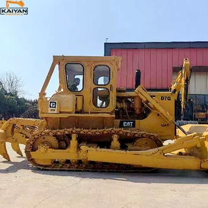 Bulldozer CAT D7G Usado, Topadora con Capacidad de Aplicación de Aserrín de 7.5m3, Equipo de Construcción Usado para Movimiento de Tierras - Product Image 2