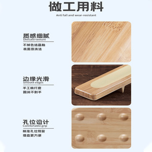 Creative <b>melamine</b> hot pot tableware with bamboo pattern, featuring a rustic style; commercial meatball <b>plate</b>; imitation - Product Image 5