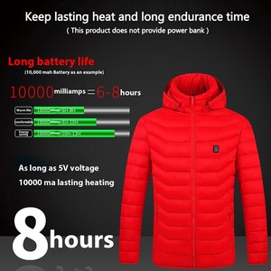 PAIDES TECHNOLOGY Giacca Invernale USB con Cappuccio Isolante Leggero, per Escursionismo e Sport all'Aperto - Product Image 5