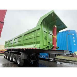 รถเทรลเลอร์ไฮดรอลิกสำหรับงานหนัก3เพลา30cbm 60ตันรถเทรลเลอร์รถกึ่งพ่วงกลุ่ม ZW - Product Image 6