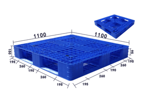 Virgin Industrial Durable Mesh Grid Single Faced Euro HDPE <strong>Plastic</strong> <strong>Pallets</strong> 4-Way Entry Eco-Friendly Recycled ISO Certified - Product Image 2