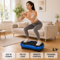 Fernbedienbare Ganzkörper-Vibrationsplatte 200W 150KG Shaker-Plattform 110V--220V für Heim-Fitness-Workout