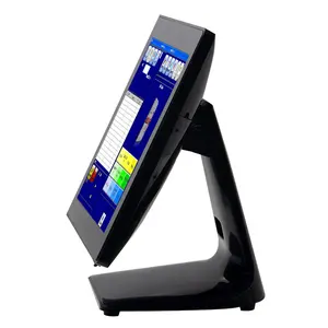 Großhandel cash register mini shop-HDD-280Plus 15 Zoll kapazitive Touchscreen-POS-System-Maschine für Restaurant-Einzelhandel Boutiquen und Modegeschäft mit Software