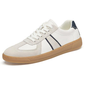 Chaussures de skate vintage allemandes pour hommes 2023, en cuir de vachette multicouche, coutures renforcées, semelle en caoutchouc, respirantes, résistantes à l'usure, automne - Product Image 6