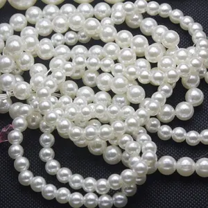 Zhe Ying Genuine Freshwater Pearl Beads for Jewelry Making, 0.8mm Hole  Cultured Potato Shape White Pearls for Bracelet Making Loose Beads (4-5mm
