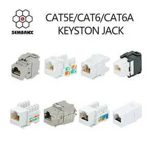 Faceplate cat5e keystone जैक