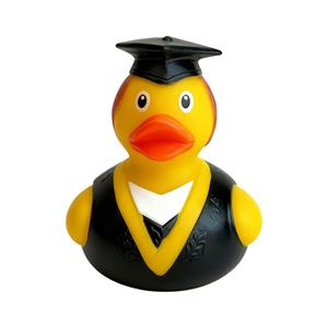 Jouets de bain en PVC personnalisés en gros en forme de canard, avec motifs imprimés, pour la baignoire - Product Image 3