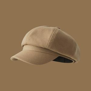 Venta al por mayor Otoño Invierno estilo coreano boina para mujeres versátil cara-adelgazamiento Newsboy gorra artística Retro japonés pintor sombrero - Product Image 2