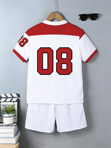 Maillot de baseball personnalisé pour enfants, rouge, sublimé, en mesh, boutonné, pour les jours de match - Product Image 2