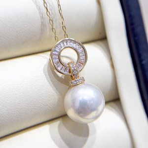 31447 Accesorios de Perlas DIY, Colgante de Plata S925, Soporte Vacío para Cuentas Redondas de 4mm, Collar para Mujer, Fornituras de Joyería, Tipo Espaciadores - Product Image 3