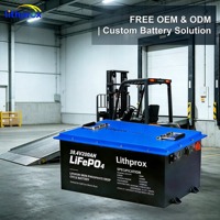 Batteria Industriale LiFePO4 per Carrelli Elevatori 38.4V 200AH, Alta Densità Energetica, Certificata CE RoHS UN38.3 per OEM ODM