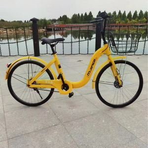 Mjiaqi City <b>Bike</b> 26 Inch Steel <b>Frame</b> Shared Bicycle Classic Style Rigid <b>Frame</b> - Product Image 1