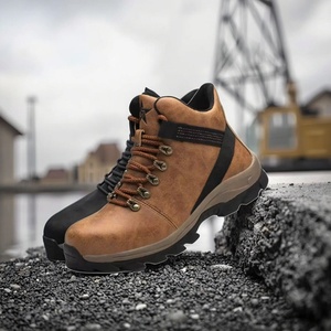 Botas de Trabajo para Hombre de Alta Calidad Directo de Fábrica, Personalizables al por Mayor, con Puntera de Acero, Anti-Impactos, Calzado de Seguridad Indestructible - Product Image 6