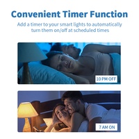 Ampoule wifi Tuya ampoules led intelligentes 8W 200-250V lampe d'éclairage économiser de l'énergie fonctionne avec alexa/google assistant