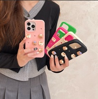 Nueva Llegada, Fundas 3D para Teléfono Móvil DIY para iPhone 13 14 15 16 Pro Max, Divertidas Carcasas Protectoras de Silicona Suave con Dibujos Animados