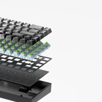 Vente flash Clavier mécanique filaire 68 touches 60% Clavier de jeu RGB 60% pour ordinateur PC avec rétroéclairage