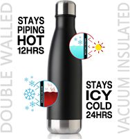 Bouteille isotherme Double paroi en acier inoxydable, contenant isolé sous vide, Thermos, gourde en forme de Cola, pour les voyages, le sport, ml