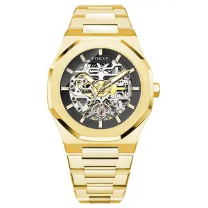 2020 Branded All Stainless steel Chinese luxury Hangzhou Movement automatic watch men