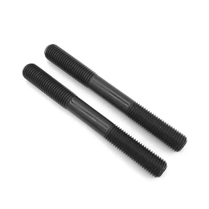 China Fabricado Din 940 Aço Carbono Parafuso Prisioneiro 8.8 Entrega Rápida para Uso Industrial Parafuso de Cabeça Dupla Preta e Porca - Product Image 5