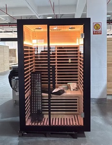 Nuevo Modelo de Sauna de Luz Roja, Sauna Infrarroja Interior <span class=keywords><strong>para</strong></span> 2 Personas <span class=keywords><strong>para</strong></span> Uso Doméstico - Product Image 1