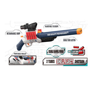 ปืนบลาสเตอร์ของเล่นไฟฟ้าสำหรับปืนรีโวลท์ทำจากโฟมใช้งานด้วยมือปลอดภัย - Product Image 2
