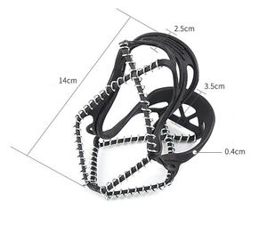 Nouvelles crampons en silicone pour chaussures et bottes, crampons antidérapants pour hommes et femmes pour <span class=keywords><strong>la</strong></span> marche <span class=keywords><strong>sur</strong></span> <span class=keywords><strong>la</strong></span> neige et <span class=keywords><strong>la</strong></span> <span class=keywords><strong>glace</strong></span> - Product Image 2