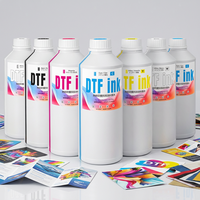 Encre DTF Xcellent No Clog Head 1000ml CMYK Blanc pour Film de Transfert PET pour Tête Epson I3200