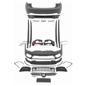 VW Golf 8 için araç gövde kiti R hattı dahil ön arka tampon meclisi ile grille yan etekler arka difüzör