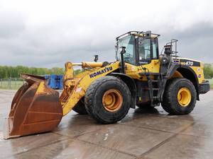 Japon Original bon état KOMATSU Wa470-8 chargeur sur pneus moteur fort pour les ventes - Product Image 3