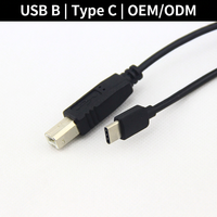Cable de Impresión USB Tipo C Macho Personalizado para Impresora
