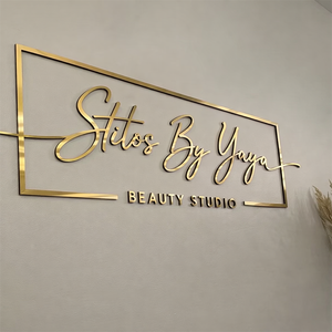 Letras Metálicas 3D Personalizadas, Letreros Metálicos Personalizados, Letreros Modernos Flotantes para Exteriores, Logotipo para Fachada de Tienda - Product Image 1