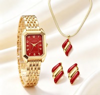 DM-253 Bijoux en acier inoxydable, colliers cadeaux, plaqué or anti-oxydation, boucles d'oreilles tendance inaltérables, cadeaux de fêtes pour femmes