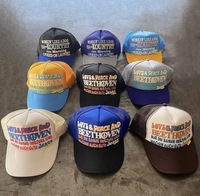 Gorra Trucker de Malla de Alta Calidad con Estampado de Béisbol de 5 Paneles, Gorra de Espuma para Exteriores con Logotipo Personalizado Bordado, Venta al por Mayor