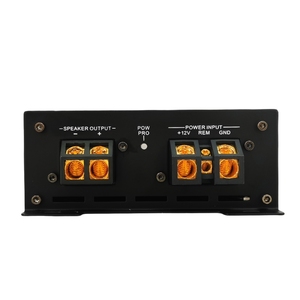 Monobloc d'amplificateur audio de voiture à canal unique 12V classe D avec égaliseurs de croisement en aluminium de puissance automatique RMS pour caisson de basses - Product Image 5