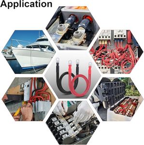 6 wgऑटोमोटिव बैटरी वायर किट चार्जिंग केबल कनेक्टर ऊर्जा भंडारण सिलिकॉन वायर हार्इनवर्टर नई ऊर्जा कनेक्शनलाइन - Product Image 4