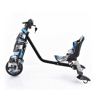 Tricycle à dérive électrique 36V 250W pour enfants et adultes, scooter à dérive à 3 roues 360°, corps moderne en acier et plastique durable, PU - Product Image 5