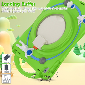 Trẻ Em Chống Sốc Trường Hợp Máy Tính Bảng Cho iPad Không Khí 2 / 9.7 Trẻ Em Đầy Đủ Bảo Vệ Bìa Trường Hợp Với Chủ - Product Image 5