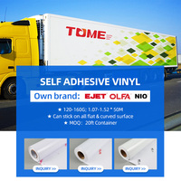 Vente en gros d'autocollants en vinyle pvc matériaux imprimables en pvc vinyle brillant blanc vierge impression en pvc rouleaux de vinyle autocollants