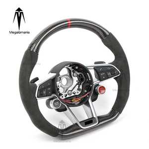 Volant de voiture en fibre de carbone OEM d'origine, compatible avec <span class=keywords><strong>Audi</strong></span> TT R8 MK3 TTRS TTS MK2 R8 S3 S4 S5 S6 S7 RS3 RS4 RS5 RS6 RS7 A3 A5 A6 - Product Image 3