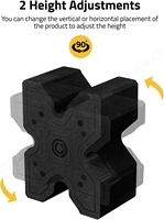 CVLIFE X-Block Léger EVA Repose-tir Réduction du recul Chasse Chasse Caza Accessoire