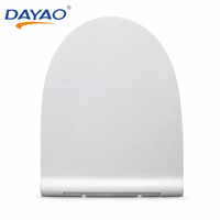 Couvre-siège de toilette chauffant électrique avec cordon d'alimentation, kit de charnières arrière, anneau ovale fermé, chauffe-siège thermostatique