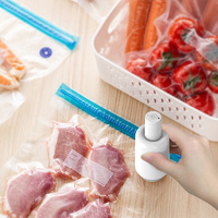 Nouvelle Pompe à Vide Portable USB en Plastique pour Cuisine Domestique 2025 – Mini Scelleuse Étanche pour Aliments
