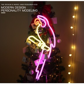 Parrot <strong>Neon</strong> <strong>Signs</strong> <strong>Neon</strong> Light Palm Tree Handmade Glass <strong>Neon</strong> Sign <strong>Beer</strong> Bar Wall Decoration - Product Image 4