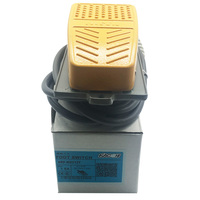 KACON HRF-MD212Y interrupteur à pied industriel en alliage d'aluminium moulé de qualité IP54 avec contact plaqué or 24K