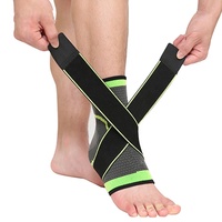 Attelle de cheville réglable professionnelle Boer avec compression et sangles pour la récupération des entorses, le basketball et la course à pied