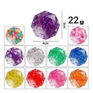 Custom Fidget Toy-Tpr Rhombus Water Bead Stress-Relief <b>Squeeze</b> Toy - Colorful and Grape Stress <b>Balls</b>, Relaxation Bubble Beads - Product Image 6