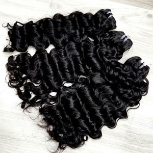 Extensions de cheveux vierges russes de qualité supérieure, grade Remy, trame double machine, toutes couleurs, grand stock, cuticules alignées - Product Image 1